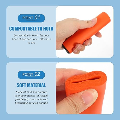 Miniatura 5 de 12pcs Kayak Paddle Grips Agarre antideslizante Esponja Paddle Grips Kayak Accesorios