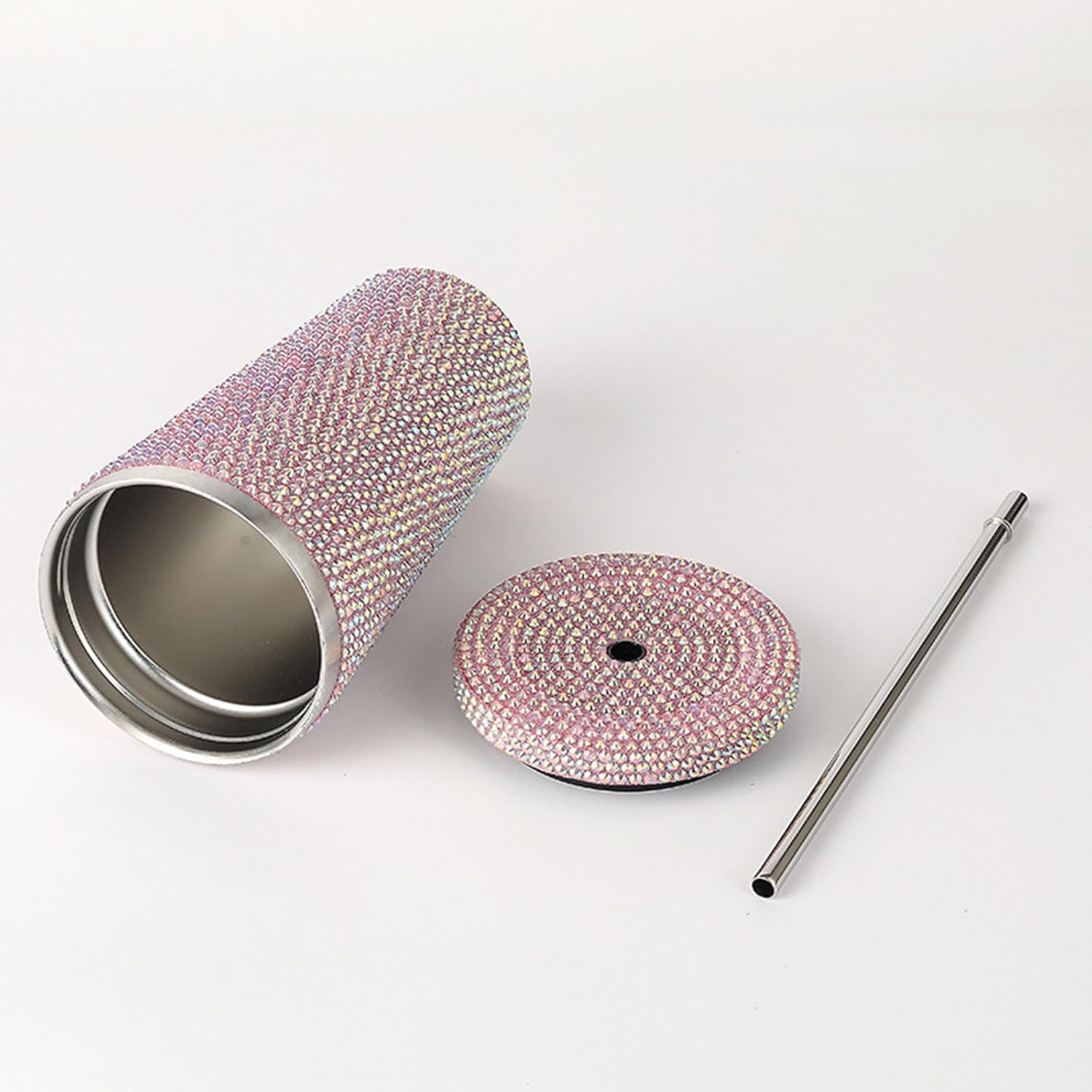 ステンレス鋼断熱真空水カップ二重層熱カップストローコーヒーストローに適した