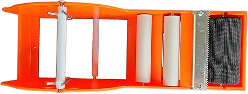 Miniatura 8 de Dispensador de cinta de goma de mascar de escritorio activado por agua, naranja con cinta adhesiva de papel kraft reforzado, 2.75 pulgadas x 75