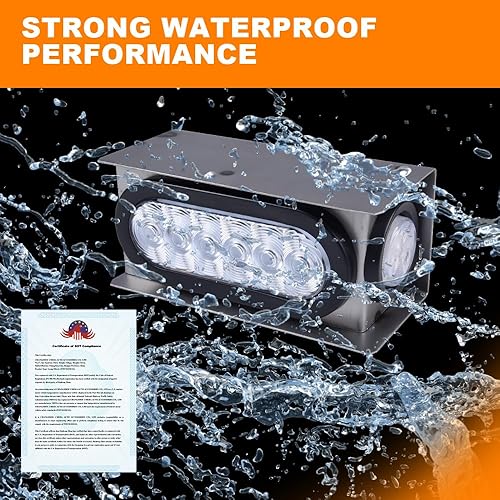 Miniatura 23 de G-PLUS Kit de luces traseras LED de acero para remolque, compatible con remolque/camión con luz trasera ovalada de 6 pulgadas y lámpara de marcador