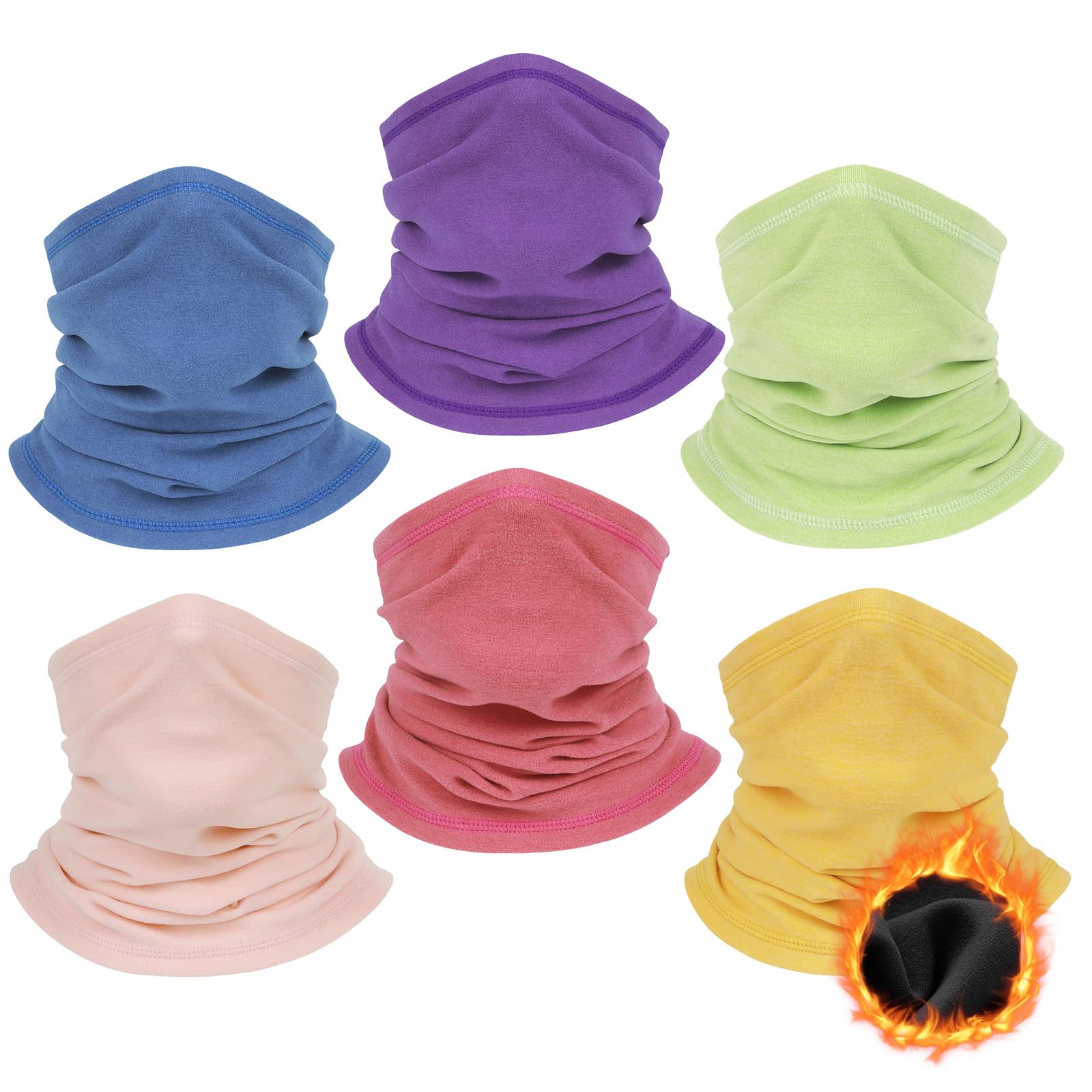 Winter Neck Warmer for Men Women: Neck Gaiter Face Ski Mask Windproof Face Cover Fleece Balaclava Scarf Cold Weather