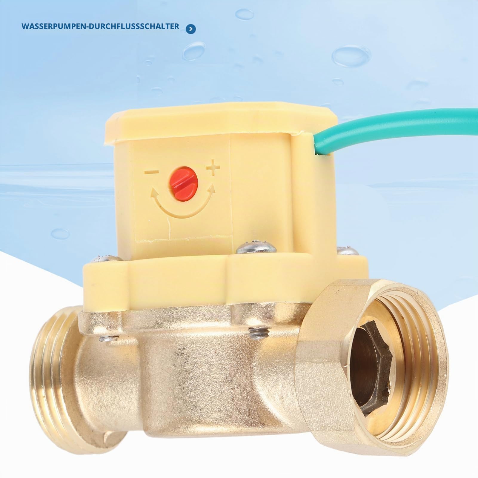 Magnetischer Wasserdurchflusssensor Schalter Einstellbare automatische elektronische Schaltersteuerung für niedrigen Wasserdruck 220 V G3 / 4-G3 / 4-Gewinde