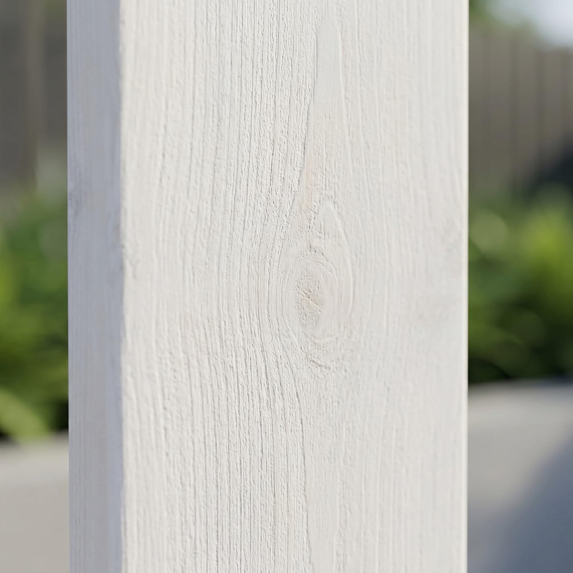 Mucola Geräteschrank Garten 75x40x90 cm Holz Weiß – wetterfester Gartenschrank mit Einlegeboden & silberfarbenen Beschlägen – Aufbewahrungsschrank Outdoor für Terrasse Balkon Gartenschuppen