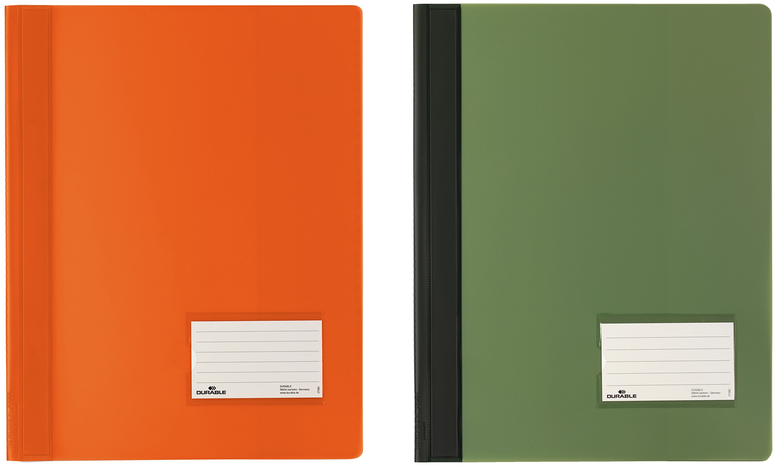 Durable Hunke & Jochheim Schnellhefter DURALUX, für A4 Überbreit, 280x332mm (10 Farben sortiert)