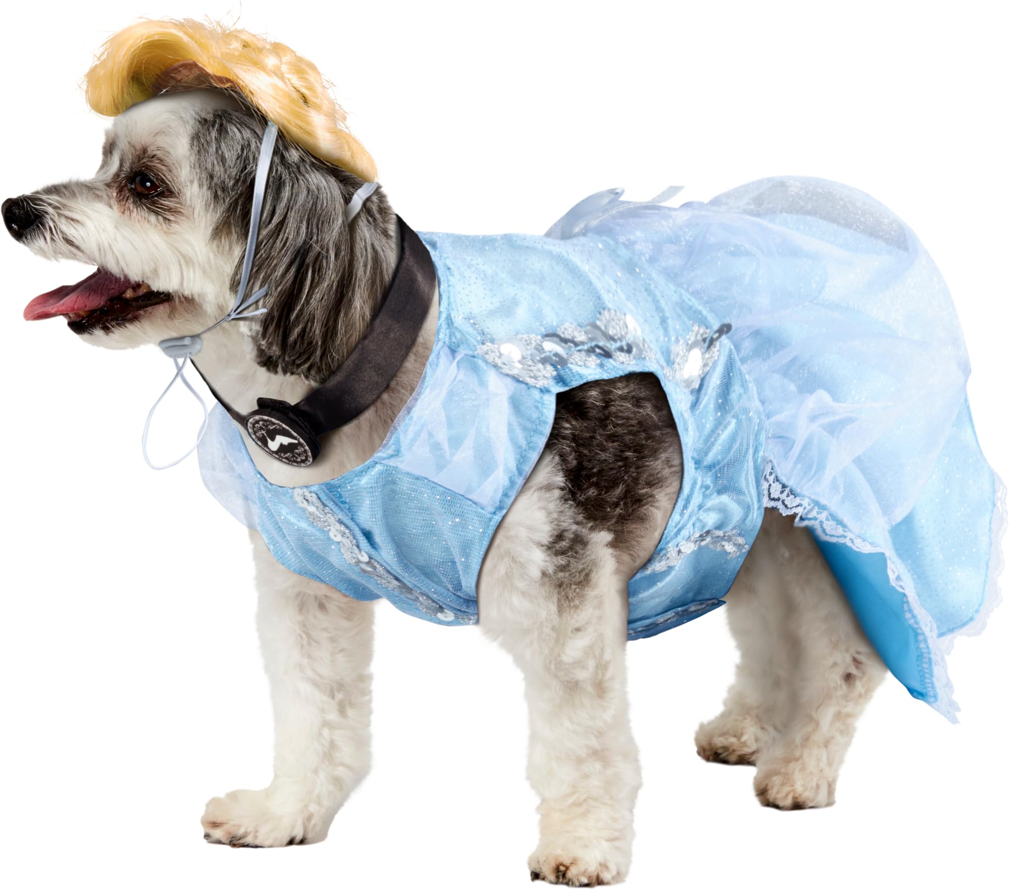 Rubie's Disney: Princess Pet Costume, Cinderella, Large (200172LXL_L), Multicolor, L (Neck: 18", Girth: 23", Back: 22") - Image 3