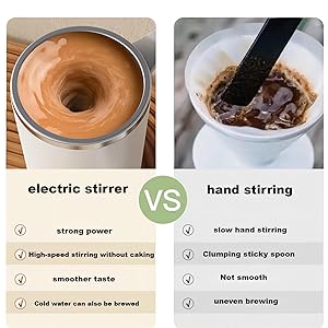 KittBabby Self Stirring Coffee Mug 13oz - Cute Pink Magnetic Coffee Mixer, USB Rechargeable, Ideal Gift for Women, Birthdays, Mother's Day (Blush Pink)