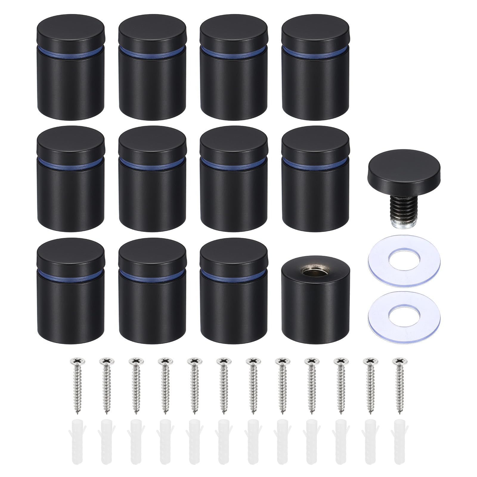 PATIKIL 1 x 1.2 Inch Sign Standoff Screws
