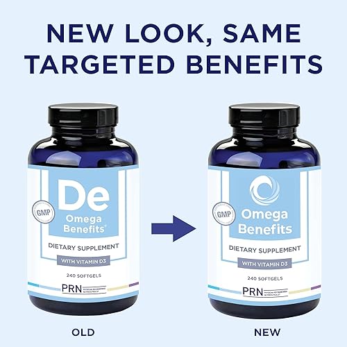 Vista 2 de PRN Physician Recommended Nutriceuticals, aceite de pescado con omega, beneficioso, 240 cápsulas blandas
