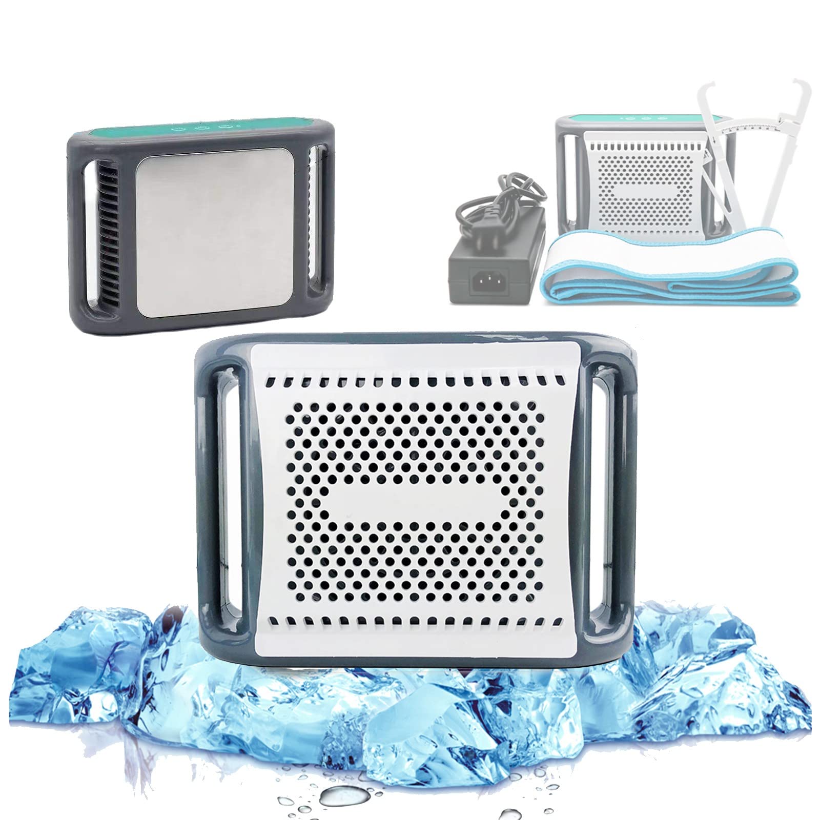 OAGGAdjustable Fat Freezing Belt, Cool Sculpting Machine For Home, Cold Freeze Fat Massage for Slimming Whole Body, Freeze Fat Away Physiotherapy Belly Fat Burner for Women Men