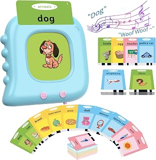 Talking Flash Cards with 224 Sight Words Toddler Toys Age 1 2 3 4 5 Boys, Pocket Speech Therapy, Autism Sensory Toys for Autistic Children, Learning Materials Toys, Montessori Toys Educational Gifts