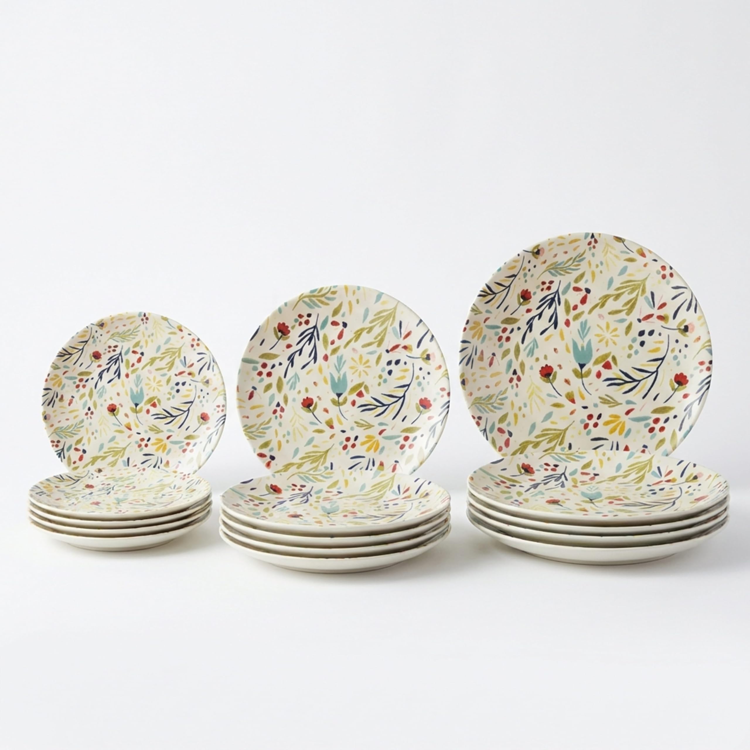 SANTA CLARA | Vajilla Completa 12 Piezas Cerámica Stoneware Redonda para 4 Personas, Apta Microondas y Lavavajillas, Vajilla Coimbra con Diseño Tradicional para Hogar y Cocina — view 8