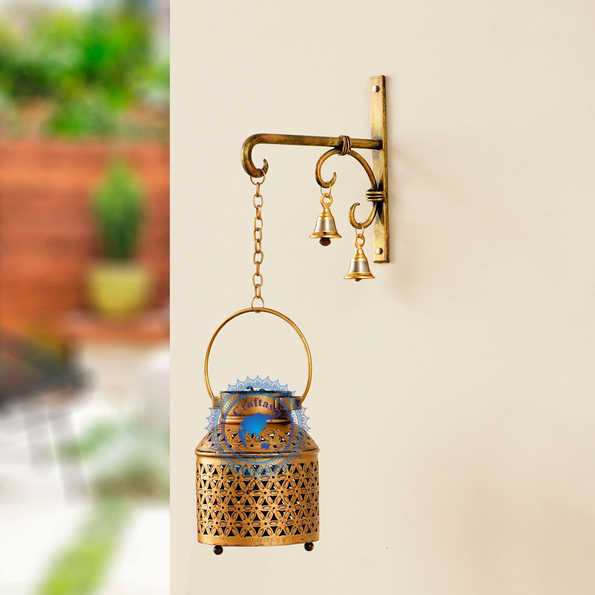 Craftasia Bird Lantern with Bells and Wall Stand, Lantern with T-Light and Diya Holder for Home and Garden Decor… (B0C2D1ZRJ4) Amazon Price History, Amazon Price Tracker