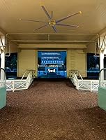 Vista 7 de Big Ass Fans E Series 10 ft Industrial 6 Blade Ceiling Fan Gearless Direct Drive Motor, High Volume Low Speed, Wired Wall Controller, 110-125V/1ph