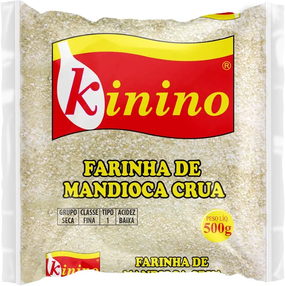 Farinha Mandioca Crua 500G Kinino