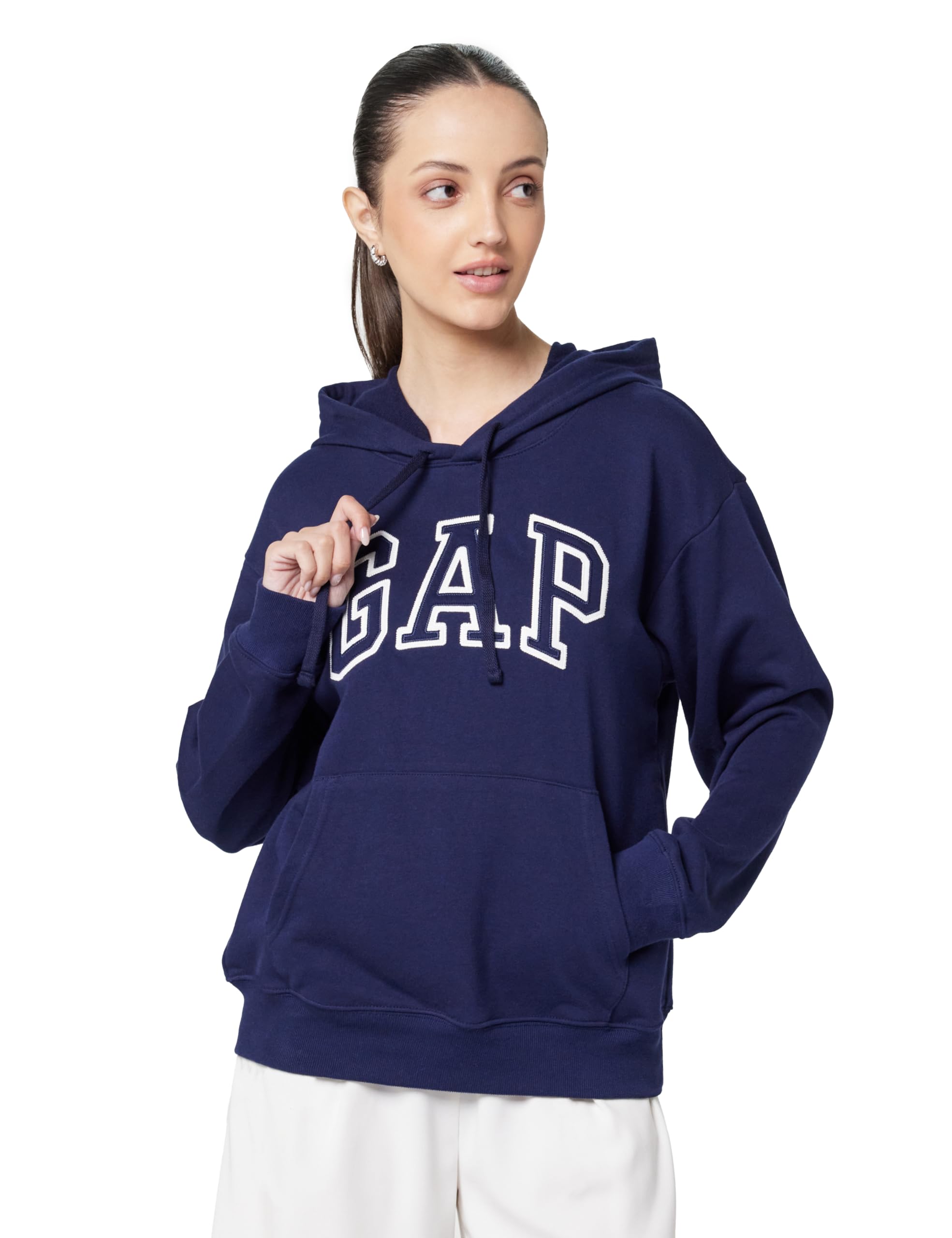 Women Graphic Printed Relaxed Fit Full Sleeve Hoodie-image-4