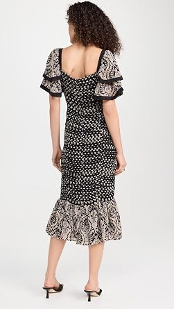 byTiMo Women's Georgette Smocking Dress
