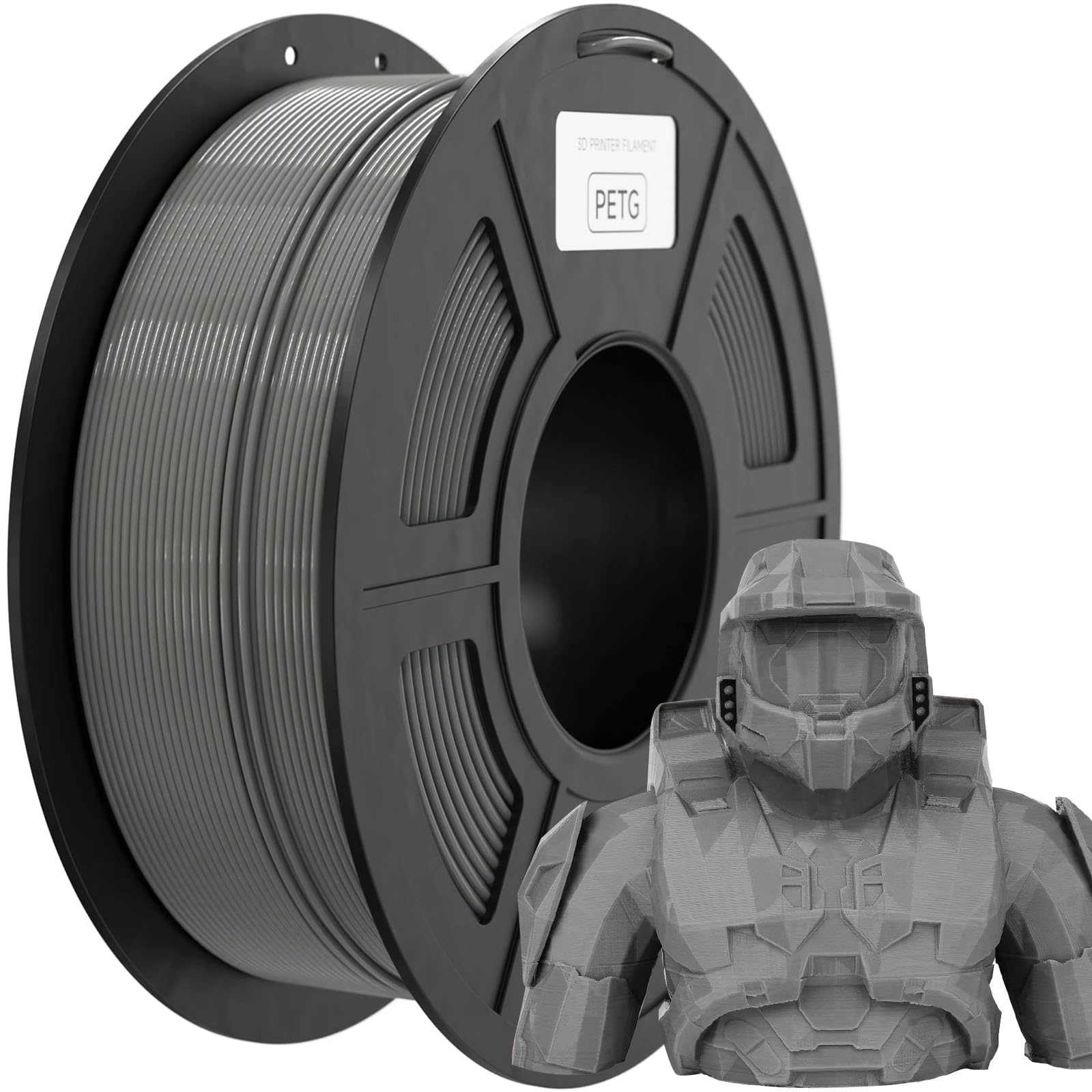 Filamento premium para impresora 3D PETG, 1,75 mm, 1 kg, filamento de alta tenacidad y baja deformación para impresoras de la serie Neptune 2 3 Ender 3 con precisión dimens