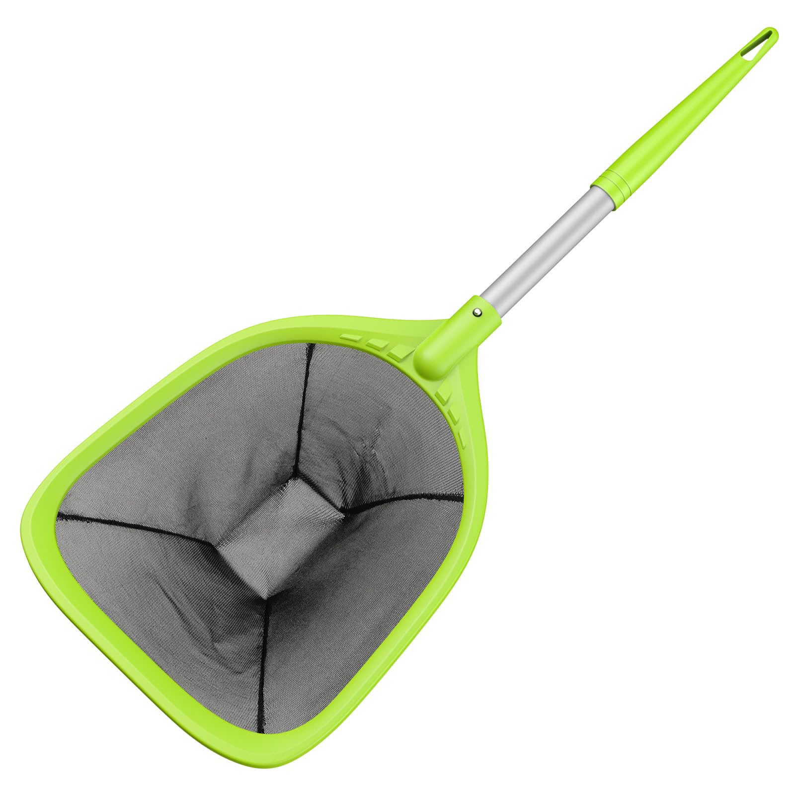 Pool Net Total Length 26.8 inches, Swimming Pool Skimmer Net with Aluminum Pole for Fast Cleaning Ponds, Hot Tub, and Spas, Pool Cleaner Supplies and Accessories