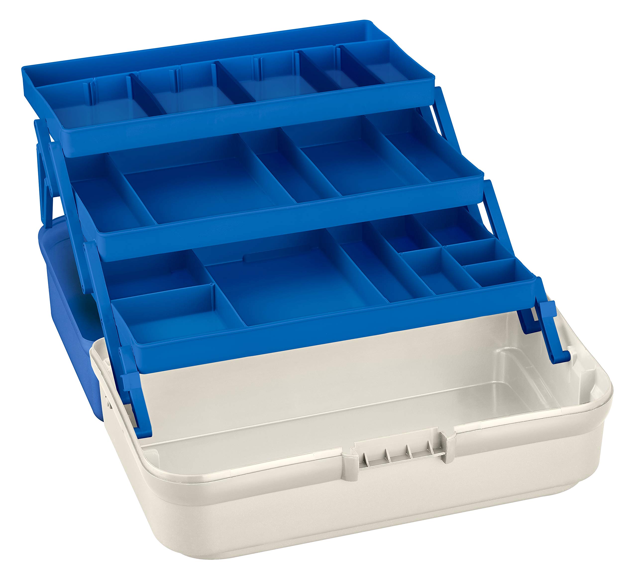 145585, Aktówka wędkarska Unisex Dorosły, Biały i Niebieski, 396 x 235 x 203 mm