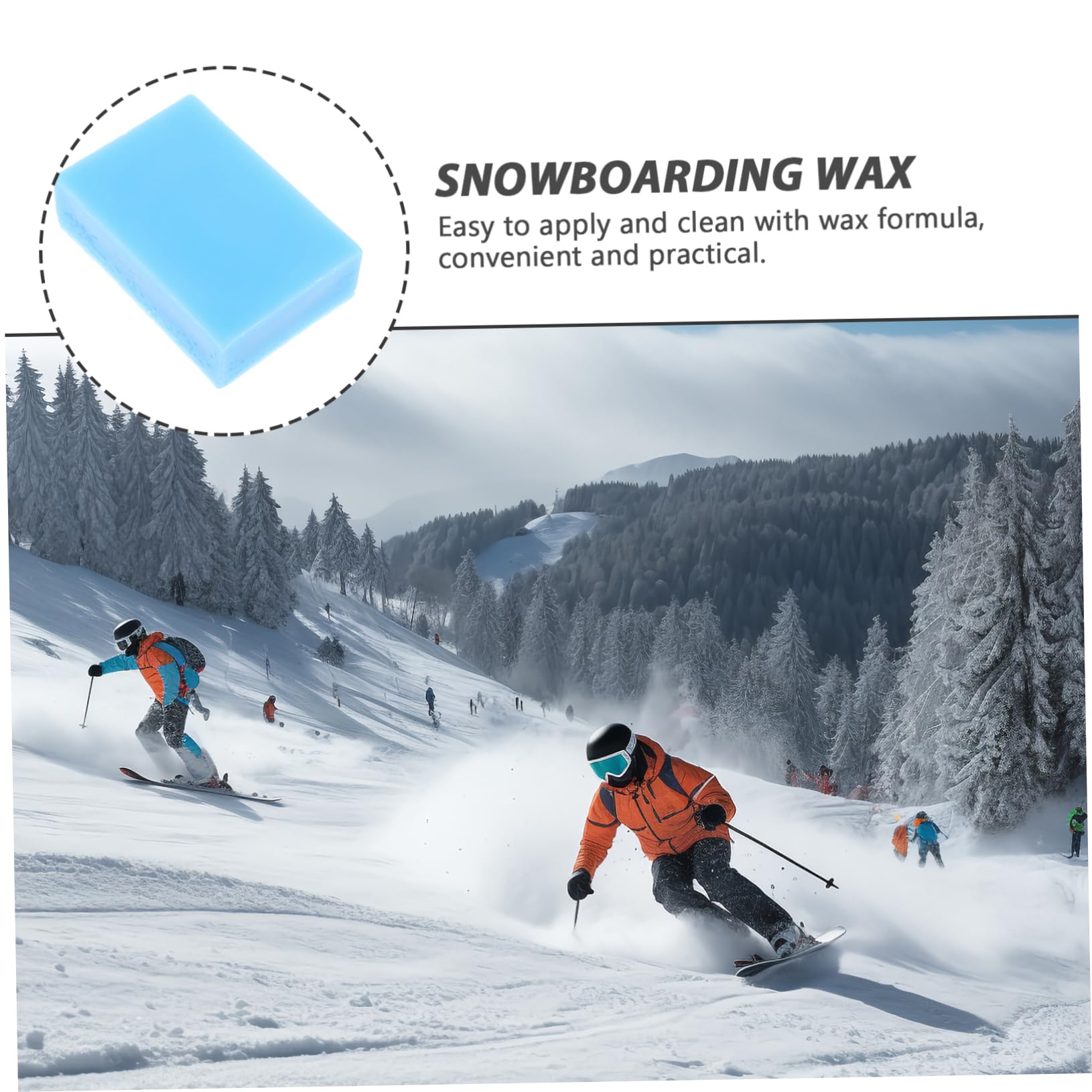 Mipcase sciolina da Snowboard mescolare la sciolina da Sci Protezione della sciolina da Sci Snowboard Accessori per Snowboard Skateboard per Pattini Accessori per Snowboard