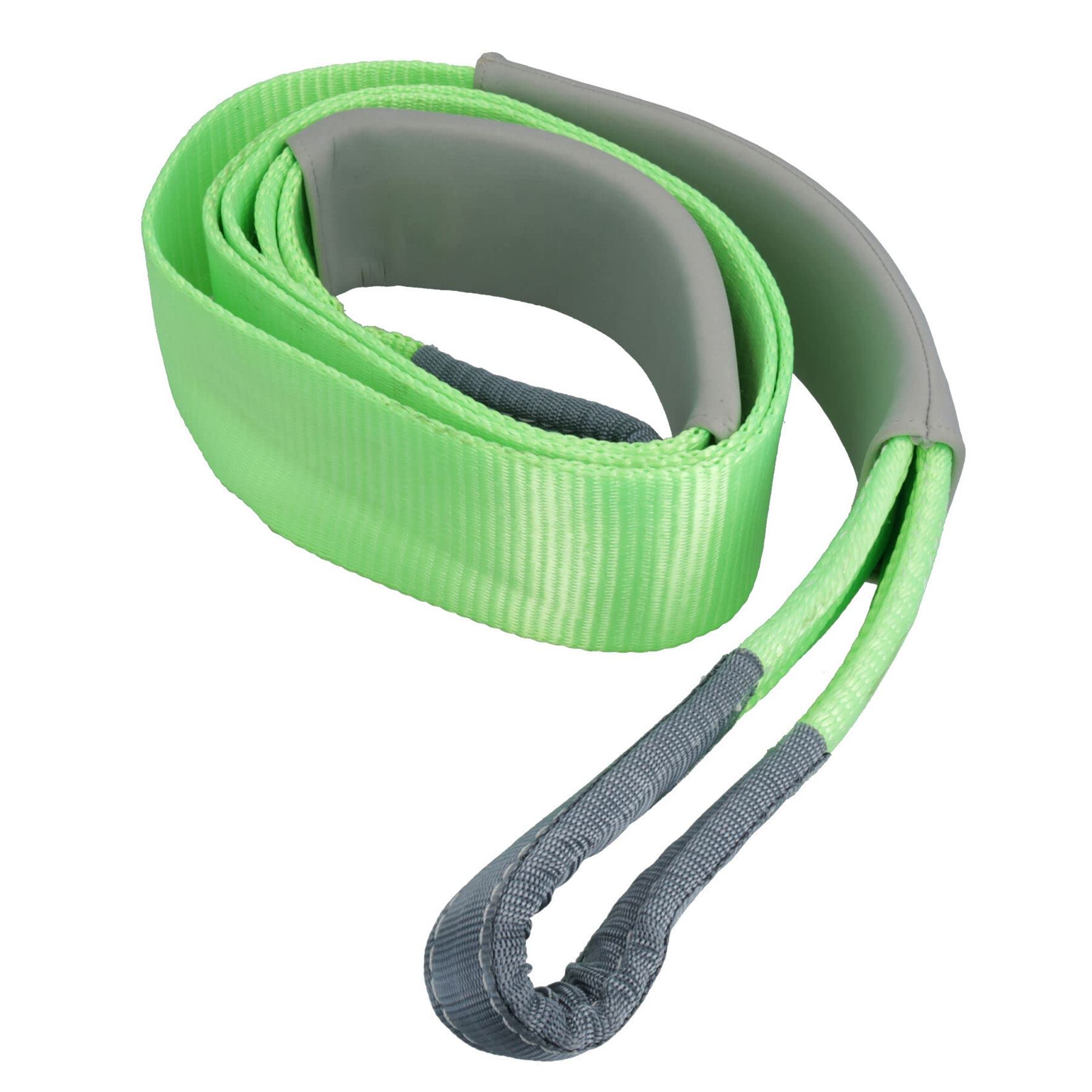AB Tools Baumstammschutz, Bergungsgurt, Abschleppschlinge, 3 m, 12 Tonnen, Grün
