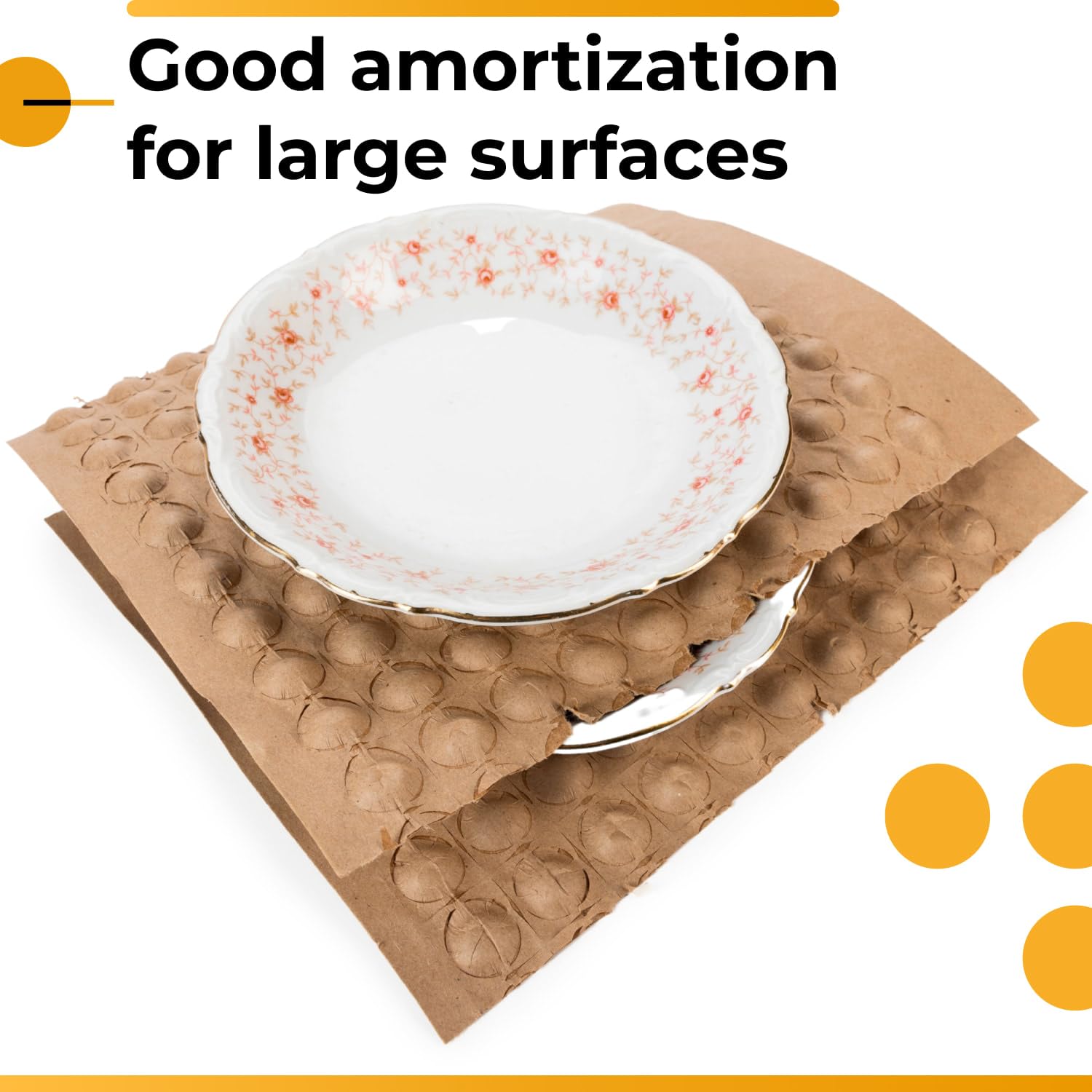 IDL Packaging Papel de 12 x 100 pies, alternativa ecológica a las burbujas de plástico, tamaño de burbuja de 3/4 pulgadas, material de embalaje para mudanza, envío y almacenamiento