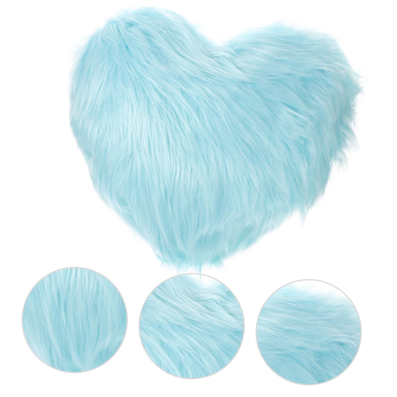 ULTECHNOVO Cuscino a Cuore in Peluche, Morbido, Decorativo per Divano | Peluche e Poliestere, per Camera e Auto, da Abbraccio, Stile Estetico Compatto
