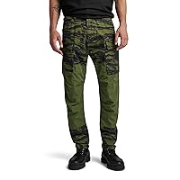 G-STAR Uomo 3D Regular Tapered Cargo Pants 2.0, Multicolore (shadow olive 2L tiger camo D24308)