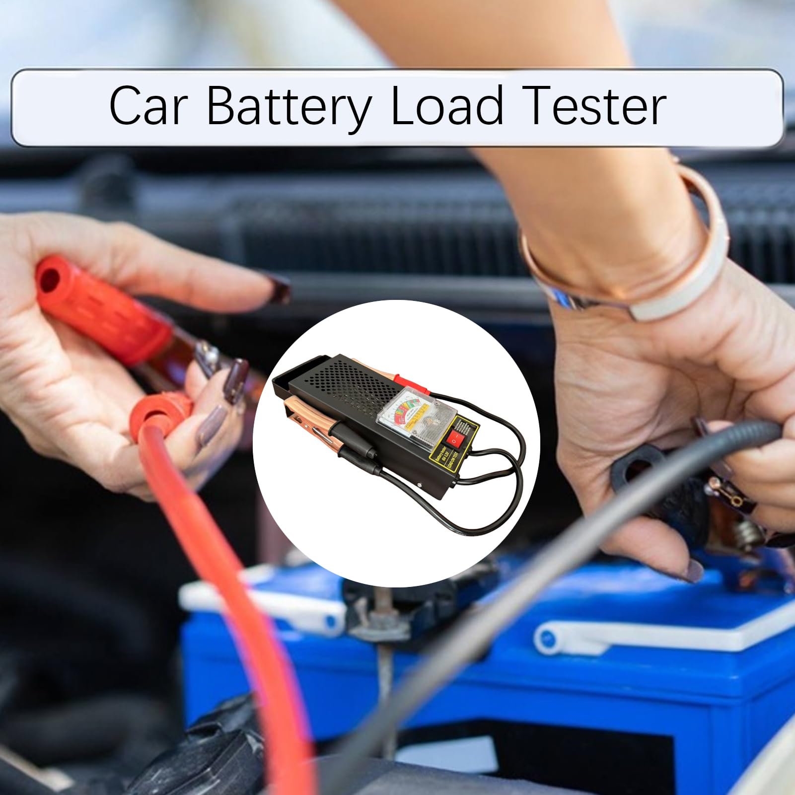 Tester Batteria Autoveicoli Tester 12V Ad Alta Resistenza | Tester Batterie Auto Per Autovetture Camion Camper Moto Quad Barche Veicoli Motori Stampanti Viaggio E Autista