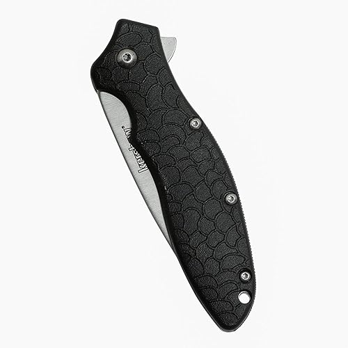 Miniatura 5 de Kershaw Oso Sweet EDC - Navaja de bolsillo de acero 8Cr13MoV de 3 pulgadas, apertura asistida de carpeta con aleta, sistema de bloqueo de forro,
