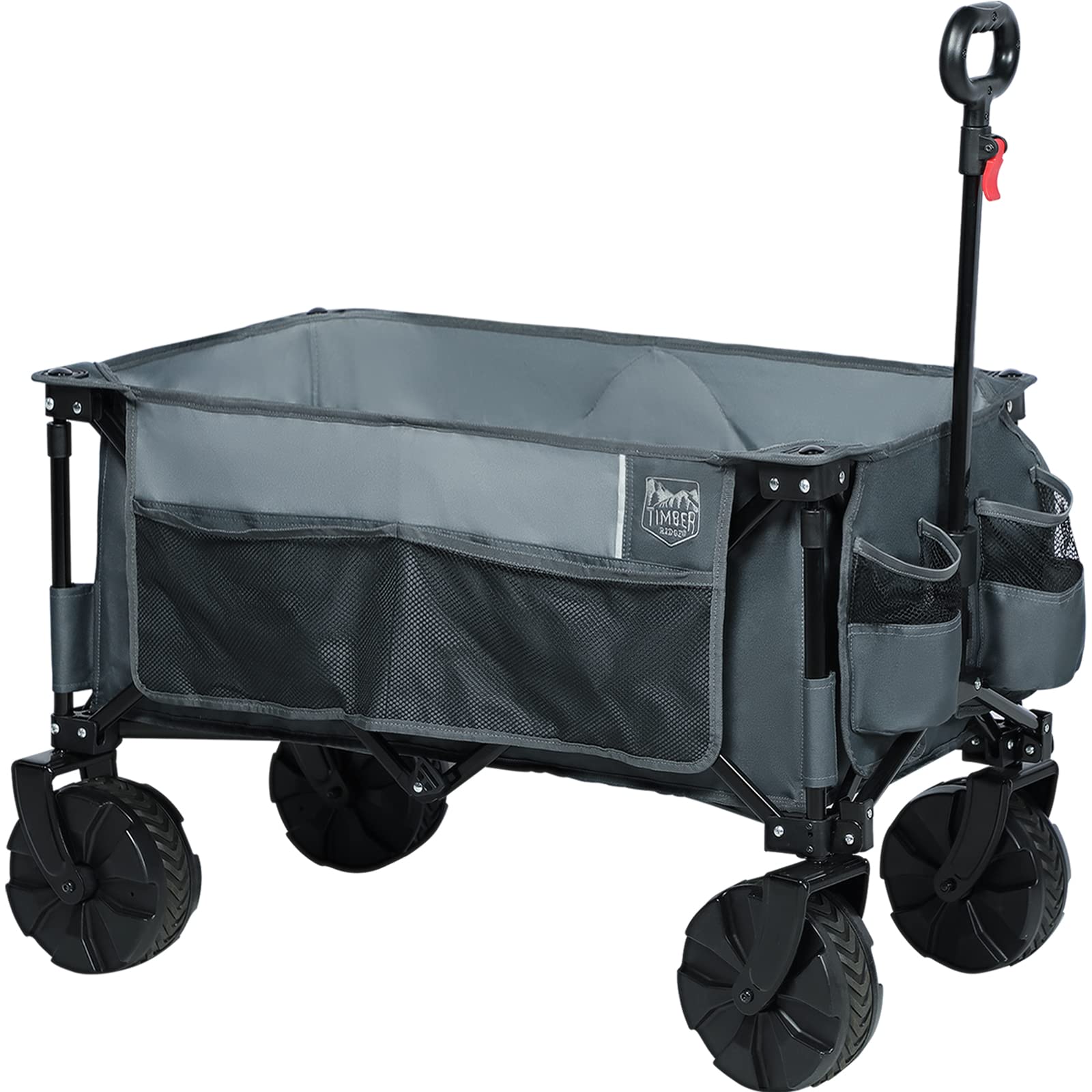 Buy TIMBER RIDGE Outdoor Collapsible Wagon Utility Folding Cart Heavy