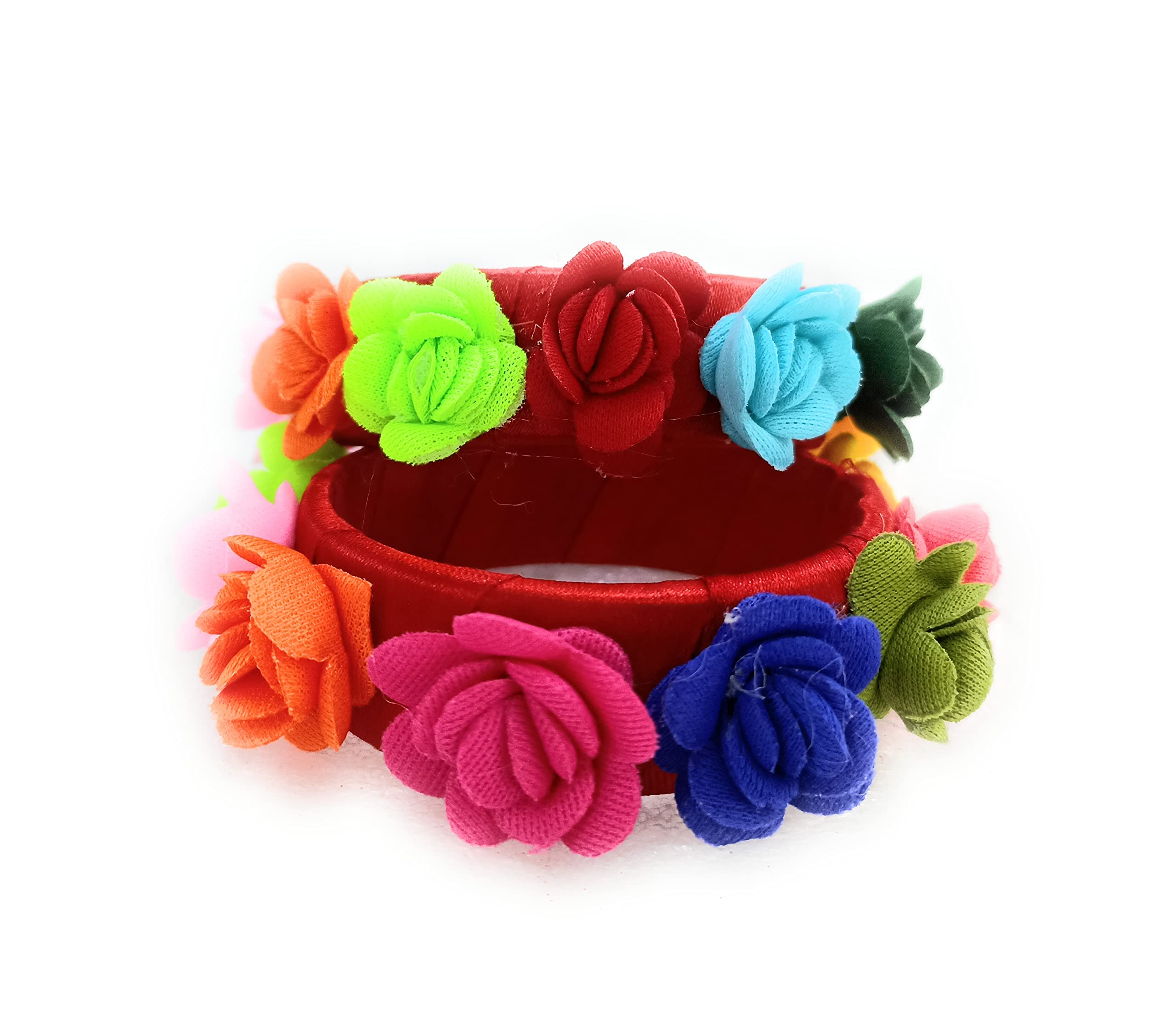 SBS Handcrafted flower bangles set of 02 bangles for women and gitls (Multi, 2.6) (B09RTM2L2Z) Amazon Price History, Amazon Price Tracker
