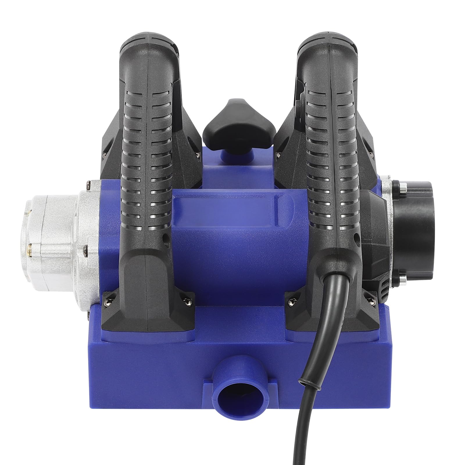 Elektrischer Wandhobel, 1300W Tragbare Elektrische Wandhobelmaschine, 1-4mm Hobeltiefe, 15cm Breite, Betonschaufelmaschine Wandschaber, Sanierungsfräse Putzfräse Mauerfräse (Schwarz+Blau)