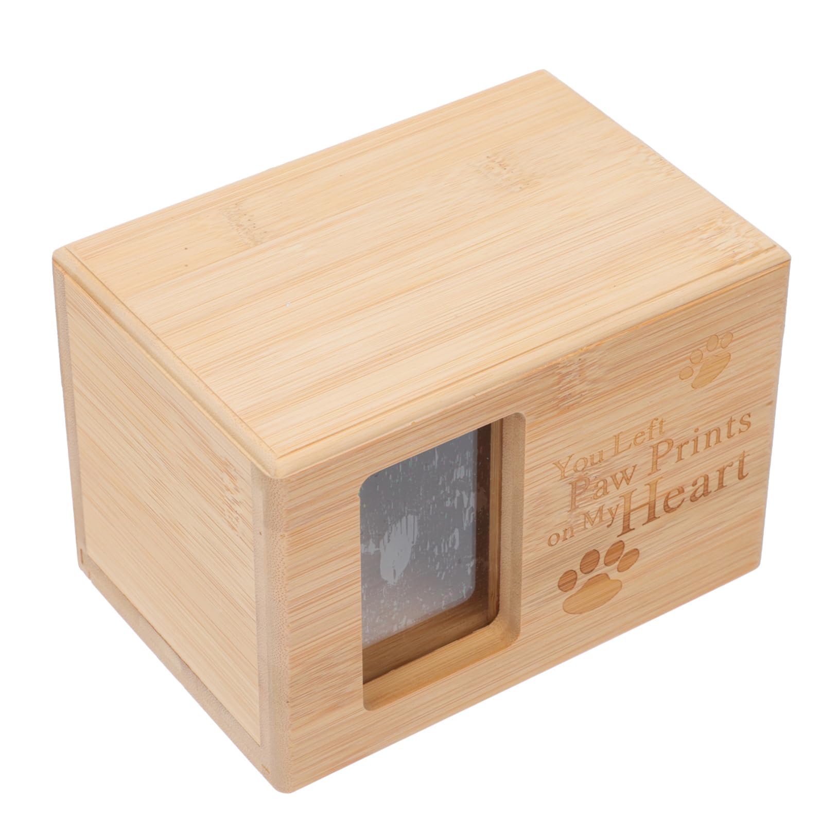 Urne funéraire animaux bois cadre photo souvenir pour deuil chien chat