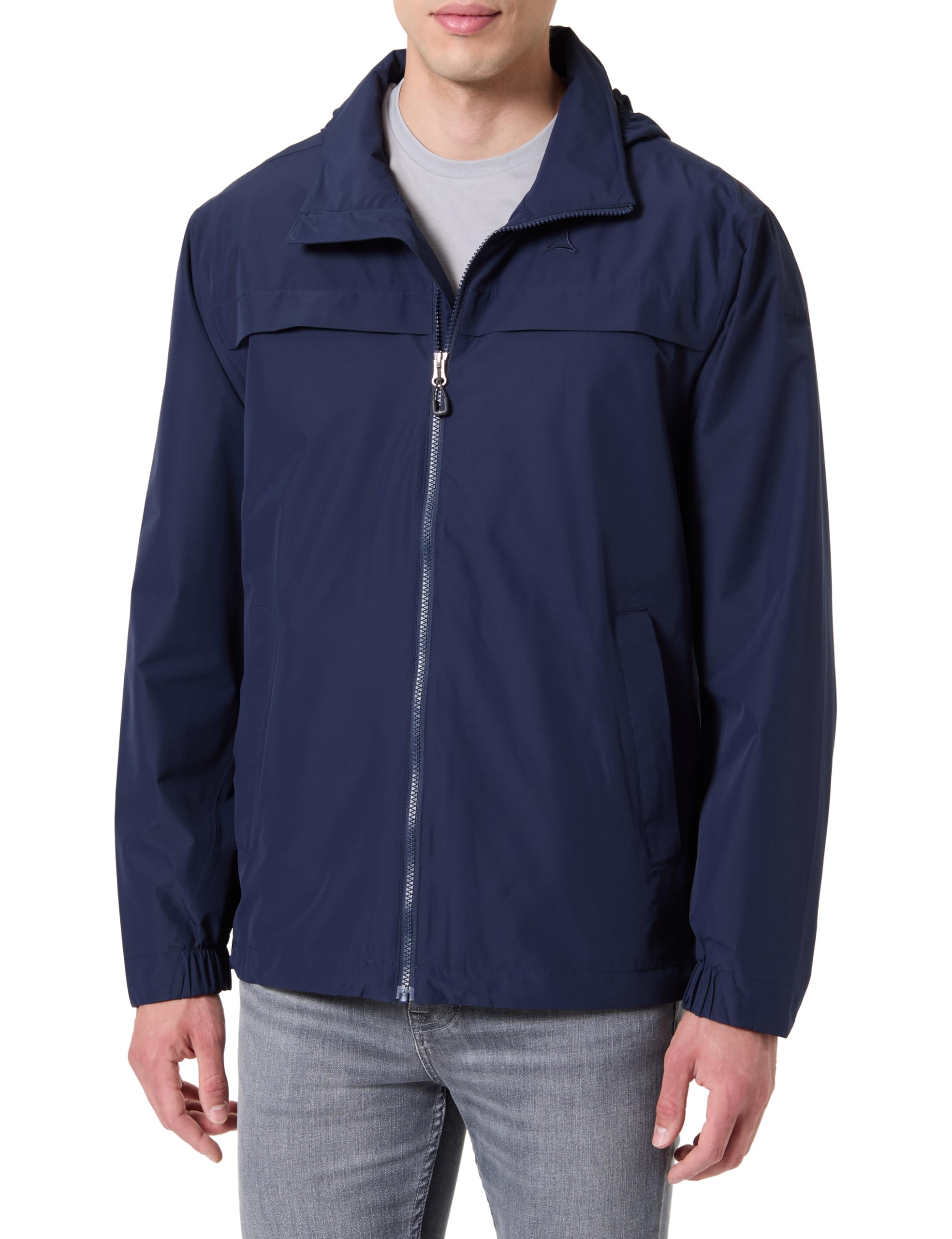 Schöffel Herren Jacket Style Bohorok MNS, wasserdichte, atmungsaktive Outdoor Jacke, elegante Funktionsjacke mit Kapuze und Stufensaum