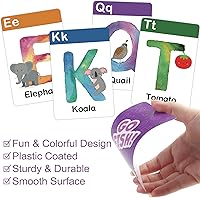 Vista 3 de BenBen Alphabet Go Fish Card Game for Kids,104 Cards, Oversized ABC Learning Playing Cards, Memory Matching Games, 2-8 Players, Ages 3 and up