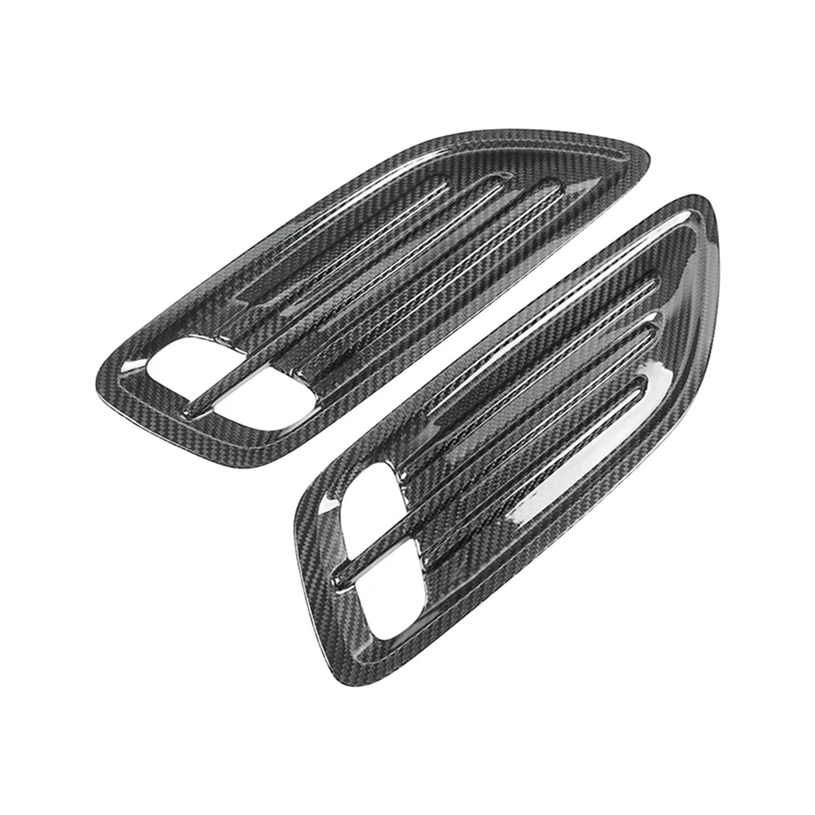Carbon Fiber Hood Engine Vent Trim Cover Compatible With Kia Stinger 2018-2023