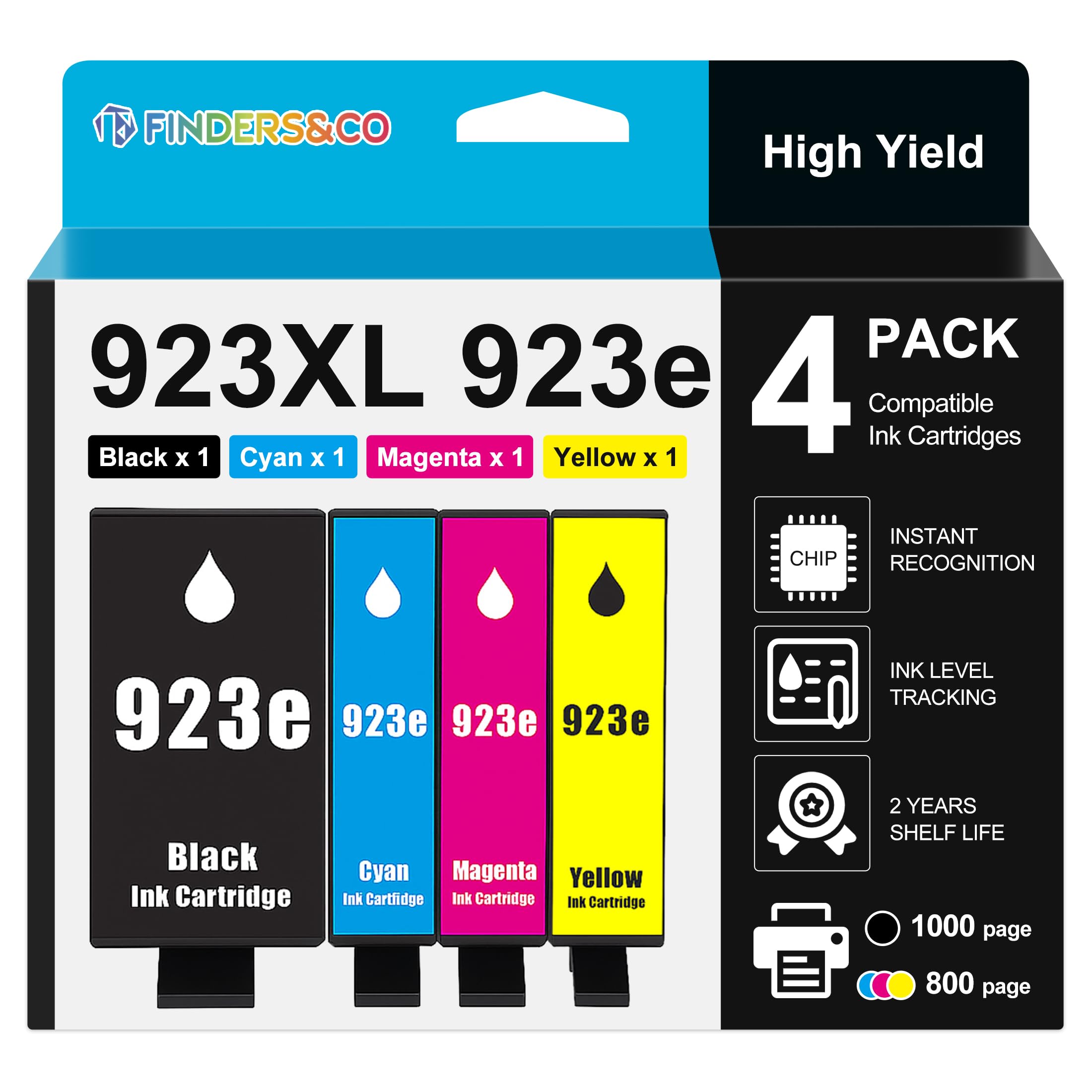 Photo 1 of F FINDERS&CO 923XL Ink Cartridges