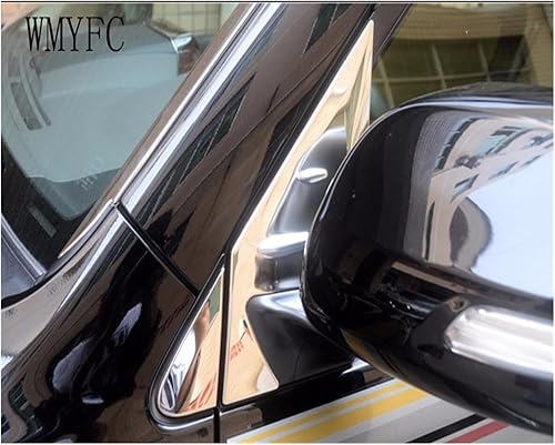 Miniatura 3 de Cubierta triangular de acero inoxidable para espejo lateral retrovisor, compatible con Toyota Land Cruiser 200 Prado FJ 150 2010-2017 Accesorios