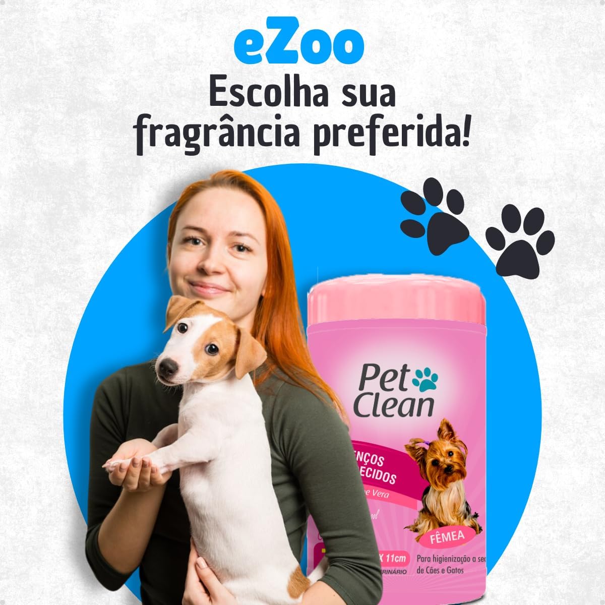 Lenço Umedecido Macho Toalhas Umedecidas Pet Clean 75 Unidades