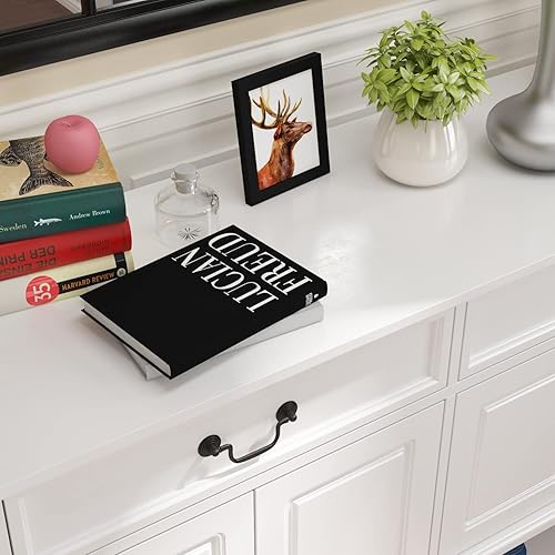 Miniatura 4 de ECACAD Armario moderno de almacenamiento de buffet con cajones, estantes y patas talladas, gabinete de consola de entrada para cocina, sala de