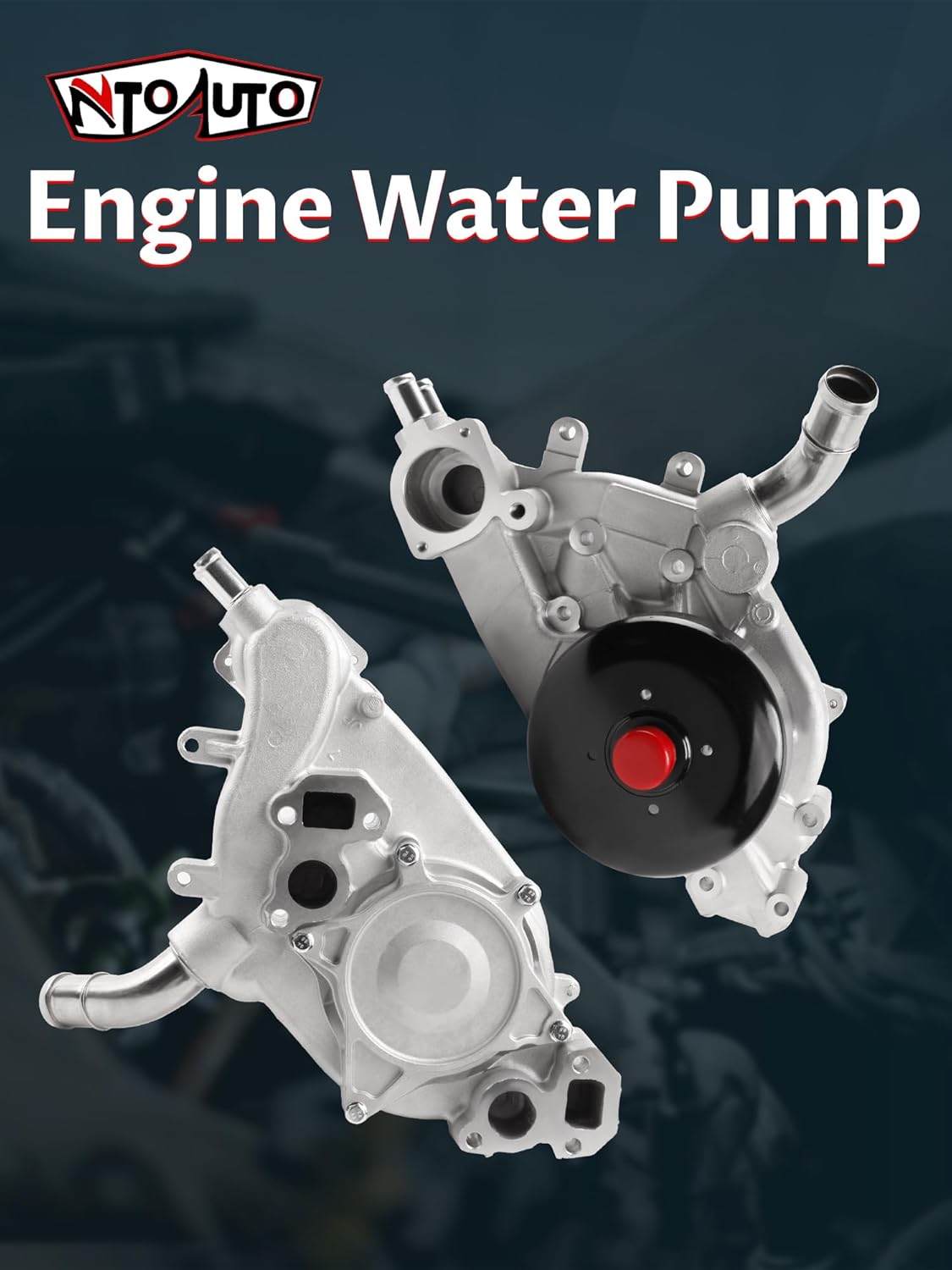 AW5104 Water Pump with Gasket Fits for 1999-2006 Silverado Tahoe Suburban, Sierra Yukon, Escalade, 4.8L 5.3L 6.0L V8 - Replaces 12569519, 19195104, 252-845, AW5087