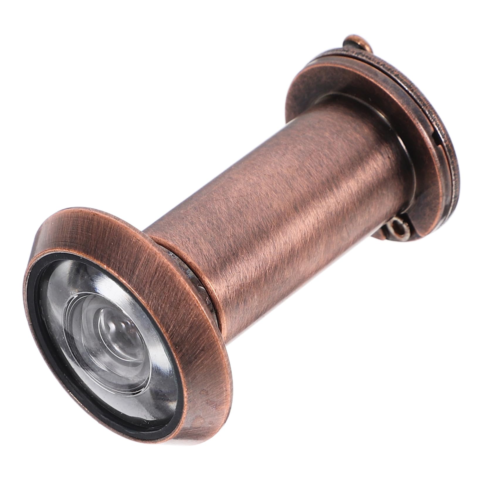 FUTUREORYY Mirilla para Puerta con Lente Gran de Alta Definición Visor de Privacidad para Puertas de Entrada de Diseño Elegante Rojo para Seguridad