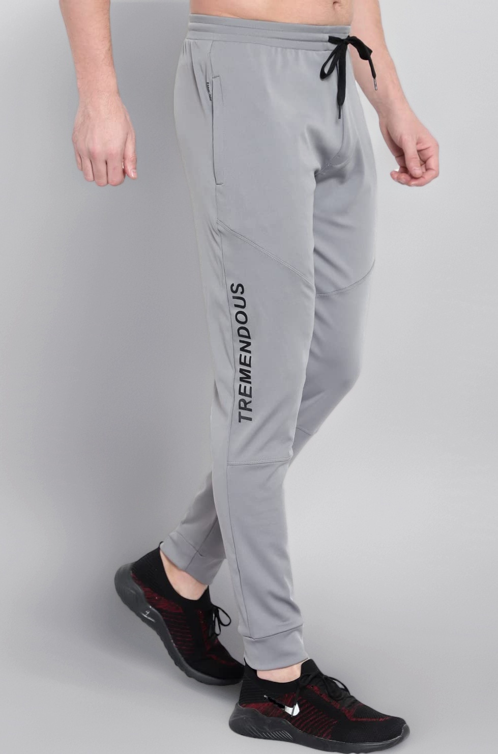 BLUE STAR SHARK Men's Slim Fit Track Pants – Joggers for Running, Gym, Sports, and Casual Wear | Multipurpose Activewear Lower for Men & Boys | Stylish Summer Trousers & Night Pants