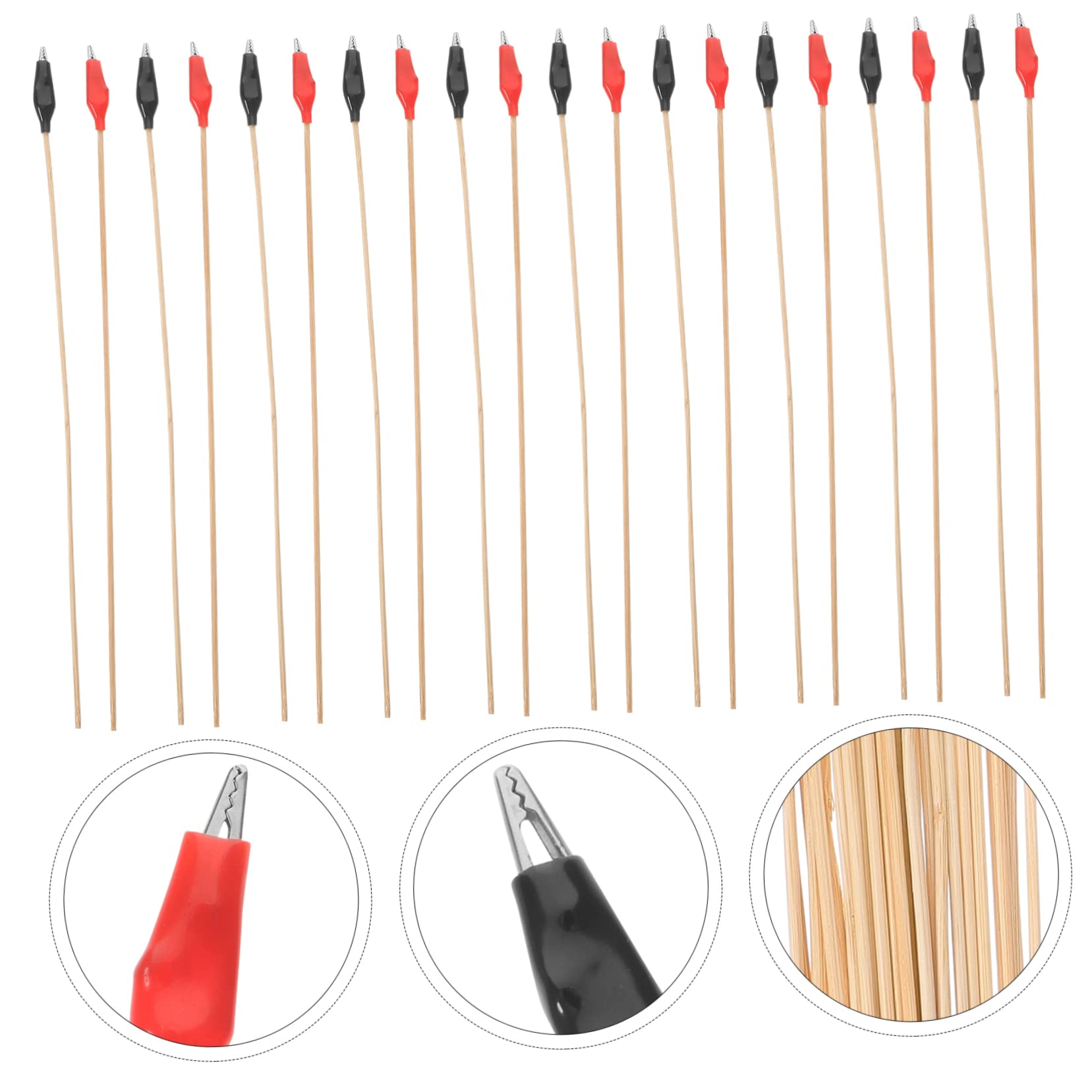 Yardwe 30pcs Model Color Clip Multi Use Alligator Clamps for DIY Coloring Projects for Hobby Modeling and Airbrush Crafts and Practical Design for Secure Holding