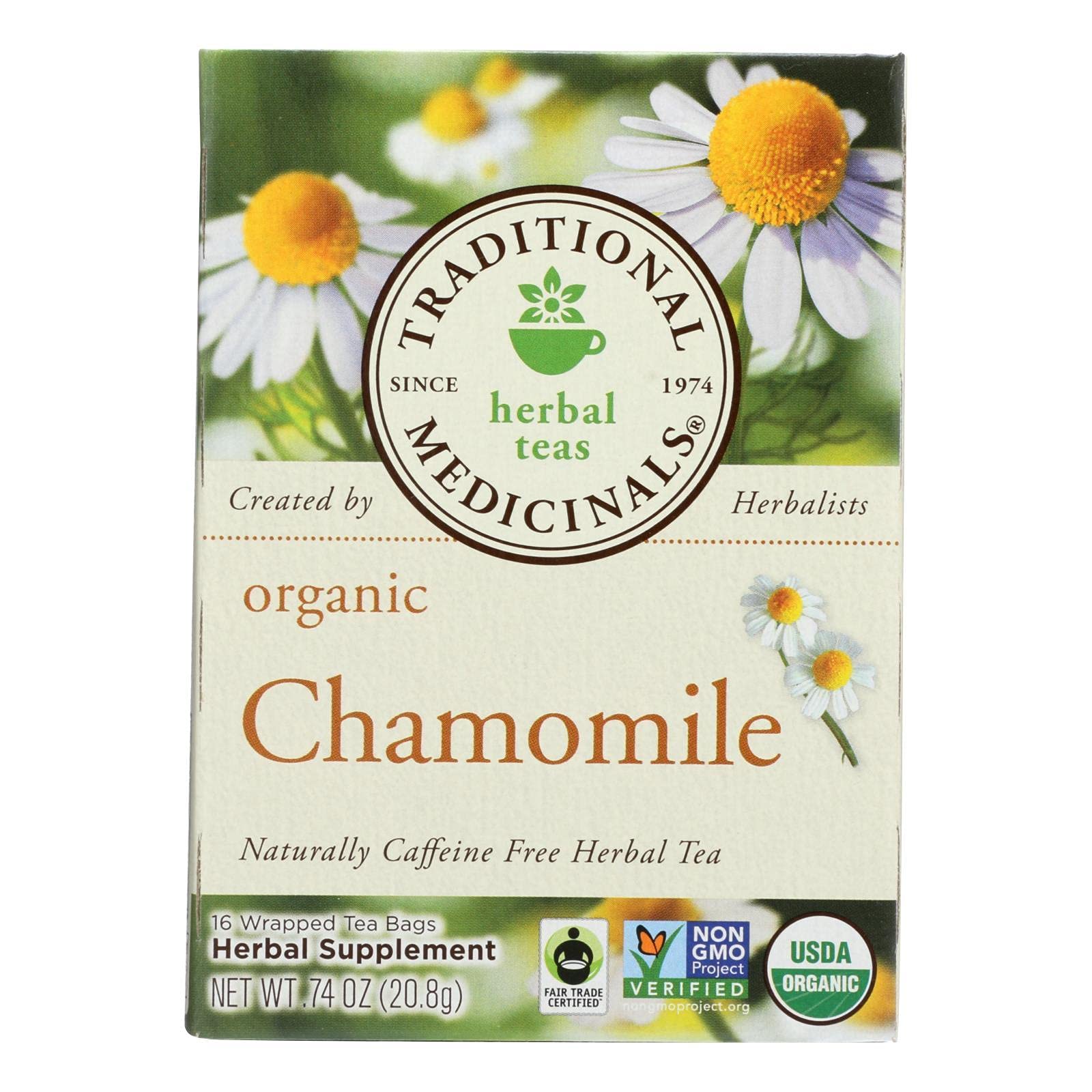 Traditional Medicinals - Organic Chamomile, 16 bag