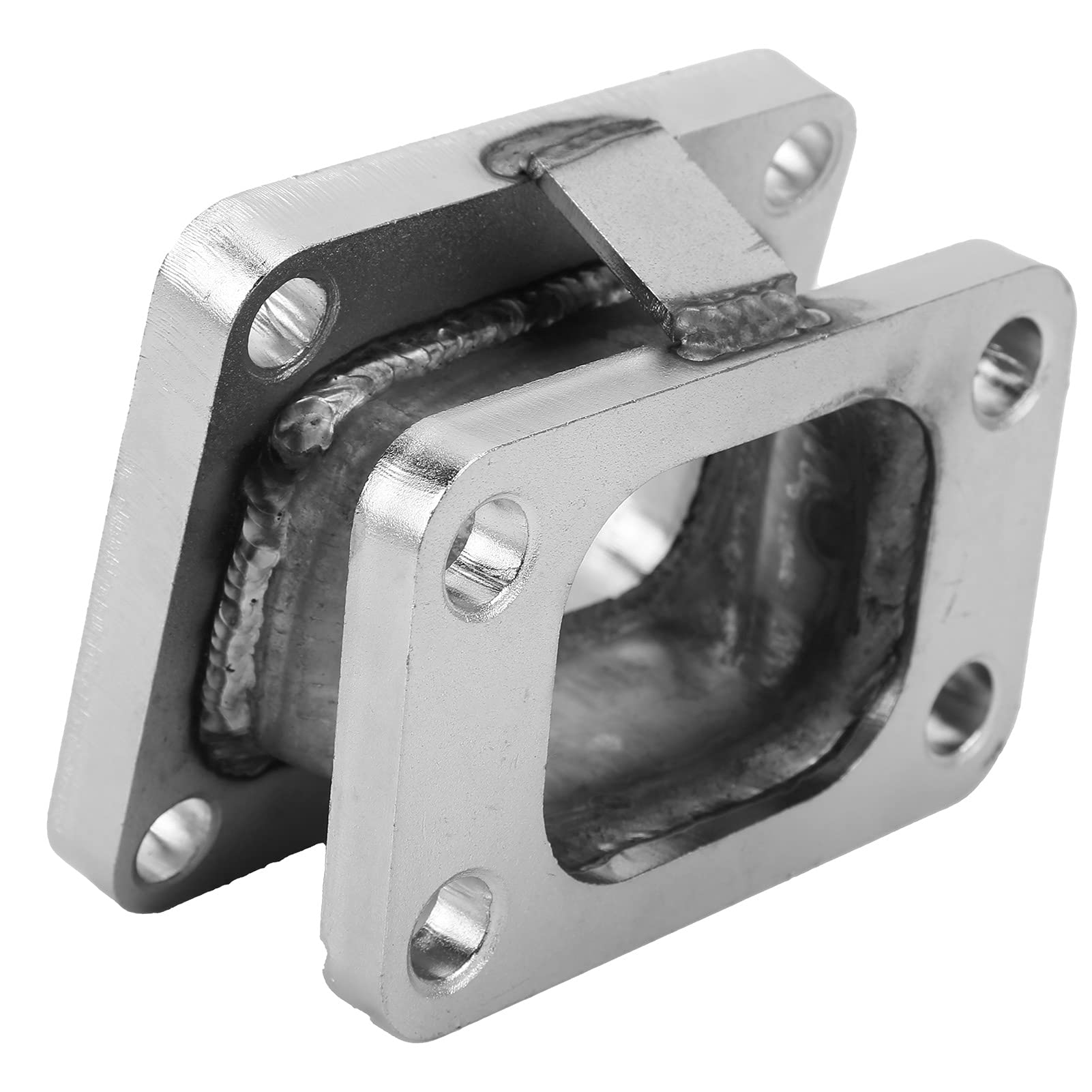 T3 auf T4 Turboflanschadapter T3 auf T4 Turboflanschadapter Turbolader und Zubehör 15-Grad-Turbo-Auspuffkrümmer-Flanschadapter für T3 auf T4 Edelstahlzubehör