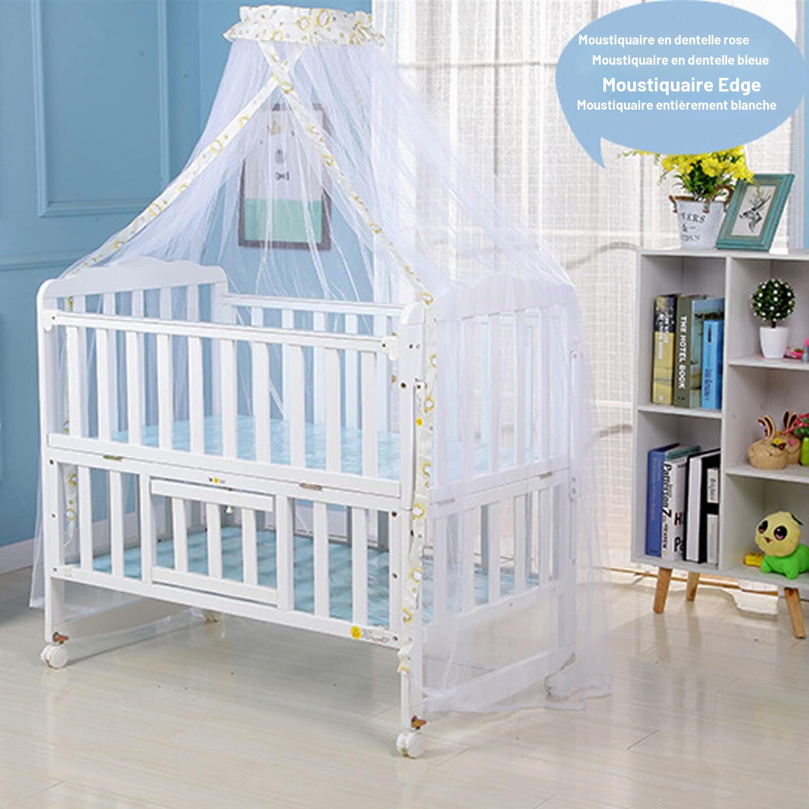 Moustiquaire pour lit de bébé et baldaquin, moustiquaire de plafond pour berceau
