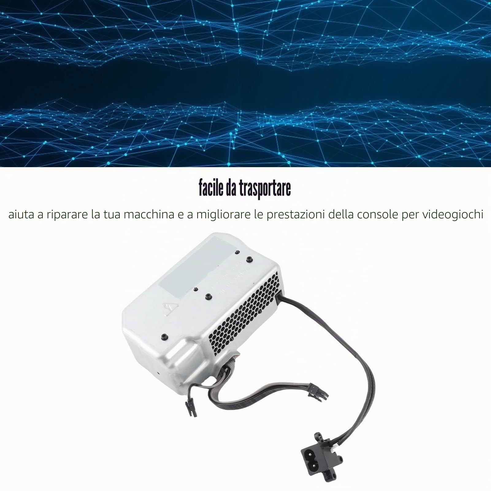 per Alimentatore Series X, Adattatore di Alimentazione CA per Series X, Sostituzione 'alimentatore Interno per Console di Gioco Series X, Power Brick per Series X, AC 100-240V