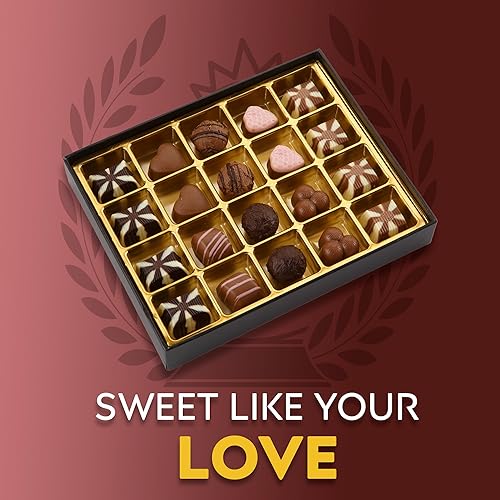 Miniatura 3 de Carians Bistro Surtido de chocolate de selección de lujo caja de regalo de chocolate de varios chocolates de Bélgica dulces de lujo para los amantes